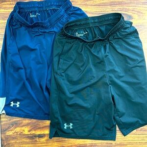 Under Armour mens Small lot of 2 athletic shorts